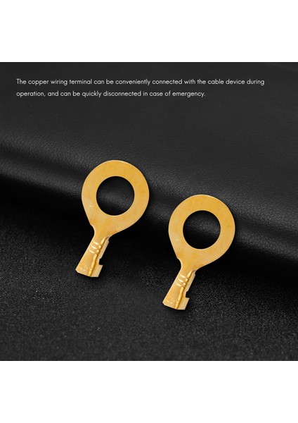 150 Pcs Kablo Halkası Terminal Halka Kablo Kabuğu Bakır Lugs Halka Terminaller Konektörleri Pirinç Kaç Kablo Tel Terminalleri (Yurt Dışından) fırsatları