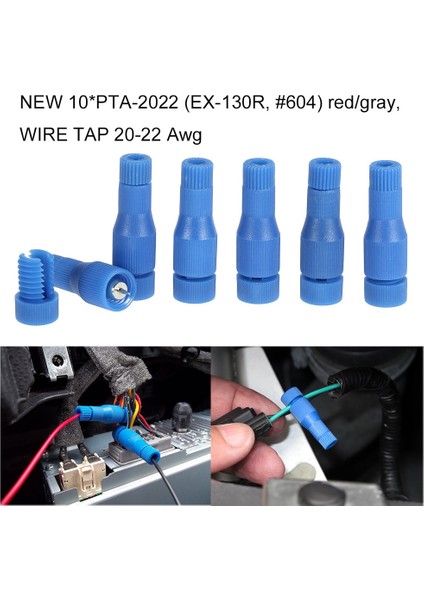 10 Adet Hızlı Konektörler 605/6 MAVI16-18 Gösterge Tel Konektörler Elektrik Tel Terminal Konektörleri (Yurt Dışından) fırsatları
