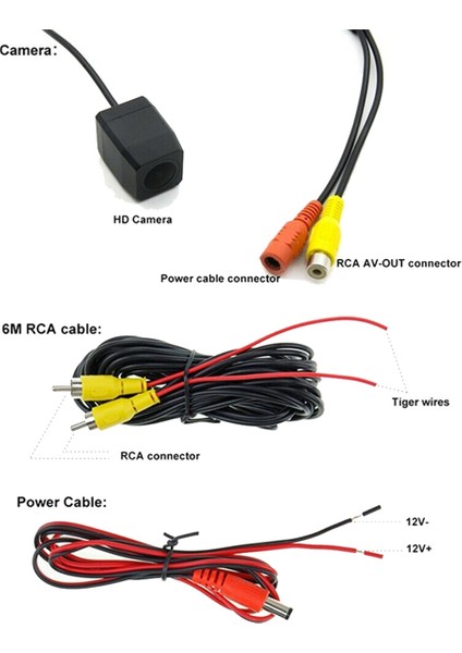 3x Araba Hd 4led Arkak Görüş Kamera Opel Astra H J Corsa Merıva Zafıra Insıgıa Fıat Buıck Regal (Yurt Dışından)