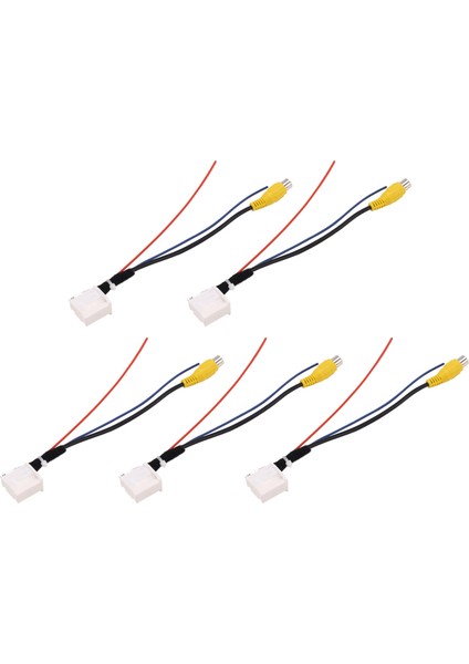 5x 16 Pin Araba Arka Görünüm Kamera Adaptör Kablosu Park Parkı Yedek Kamera Video Kablo Adaptörü Toyota Camry 7th Için (Yurt Dışından)