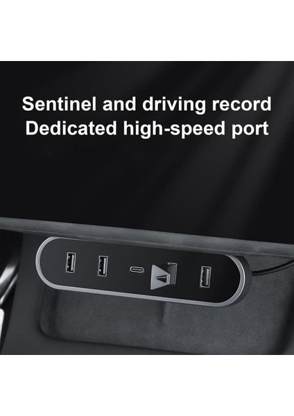 Tesla Model 3 Için Model Y Yerleştirme Istasyonu Hub Ekranın Altında 4 USB Şant Adaptör Şarj Cihazı Ayrıştırıcı Uzantı Aksesuarları (Yurt Dışından) fiyatları