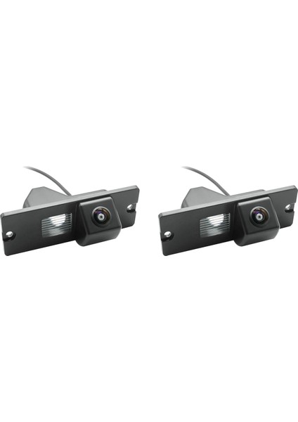 2x Hd 1280X720 Fisheye 170 Derece Arka Görünüm Yedekleme Kamera Mitsubishi Pajero 4 2006-2017 (Yurt Dışından)