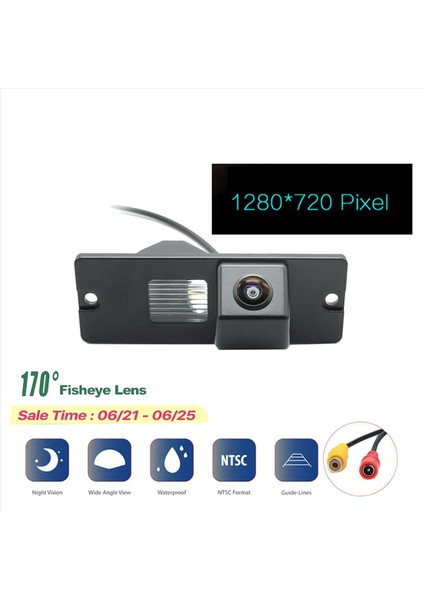 2x Hd 1280X720 Fisheye 170 Derece Arka Görünüm Yedekleme Kamera Mitsubishi Pajero 4 2006-2017 (Yurt Dışından) fiyatları