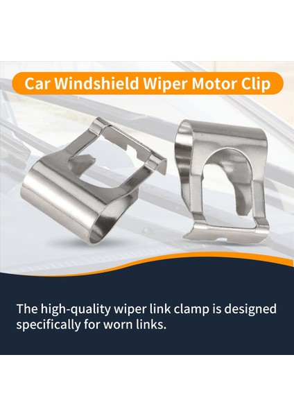 10 Pcs Ön Cam Silecek Motor Bağlantısı Taşınabilir Dayanıklı Çubuklar Kollar Bağlantı Mekanizması Tamir Klipsini Düzeltme Kiti 269617 (Yurt Dışından) fırsatları