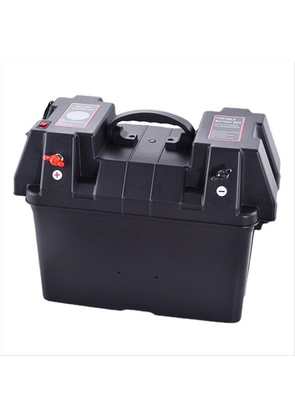 Akıllı Pil Kutusu 12V Deniz Muhafazası Trolling Motoru Için Çok Portlu ve Devre Kesici Rv Pil Tepsisi Kutusu (Yurt Dışından)