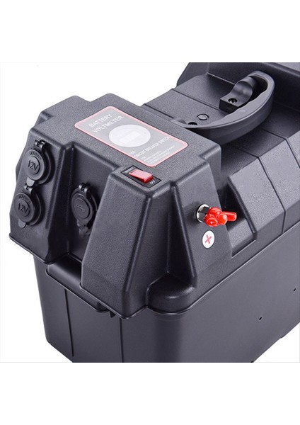 Akıllı Pil Kutusu 12V Deniz Muhafazası Trolling Motoru Için Çok Portlu ve Devre Kesici Rv Pil Tepsisi Kutusu (Yurt Dışından) fiyatları