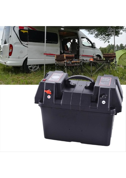 Akıllı Pil Kutusu 12V Deniz Muhafazası Trolling Motoru Için Çok Portlu ve Devre Kesici Rv Pil Tepsisi Kutusu (Yurt Dışından) modelleri