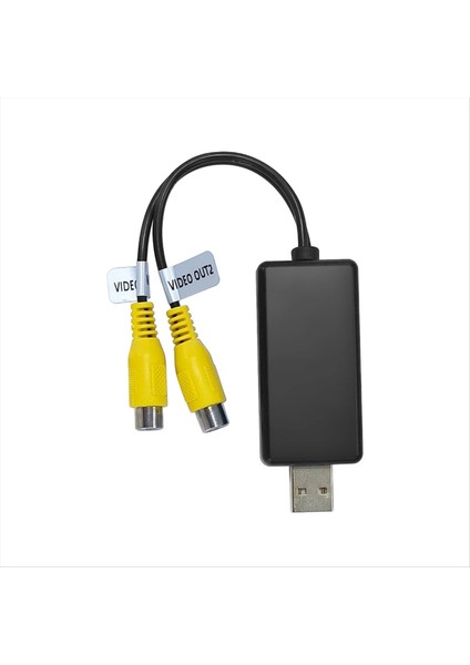 USB - Cvbs Video Çıktı Adaptörü 2 Cvbs Çıkışı Usb&#39 Ye Rca Kablosu Dc 5V USB Android Multimedya Android Tv Player (Yurt Dışından)