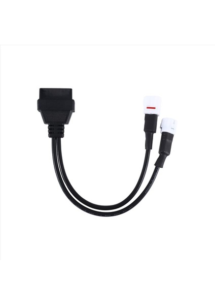 Yamaha Için 3pin + 4pin 2 Için 1 Inç Obd2 Motosiklet Tarayıcı Kablosu Obd Tarayıcı ile Birlikte Çalışır (Yurt Dışından)
