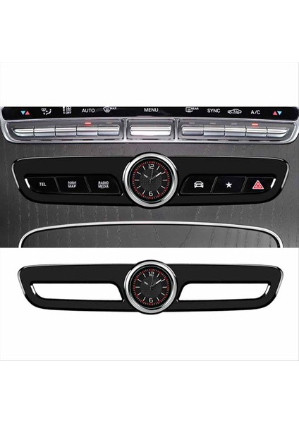 Otomobil Merkezi Kontrol Saati Merkezi Kontrol Dekorasyon Saati Mercedes-Benz Beyaz Otomobil Iç Dekorasyonu B (Yurt Dışından) fiyatları
