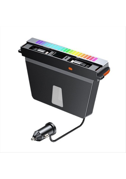 Tesla Için USB Hub Model Y Juniper Model 3 Yayla 2025 Rgb Işık Yerleştirme Istasyonu Çoklu Bağlantı Noktaları Geri Çekilebilir Kablo Şarj Cihazı (Yurt Dışından)