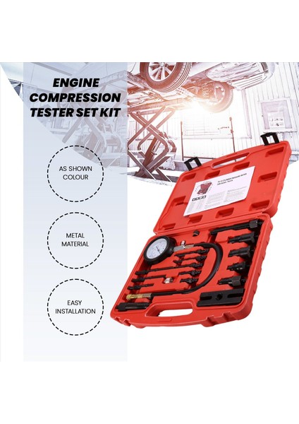 TU-15B Basınç Göstergesi Motor Sıkıştırma Test Cihazı Set Kiti Silindir Testi Göstergesi (Yurt Dışından) modelleri