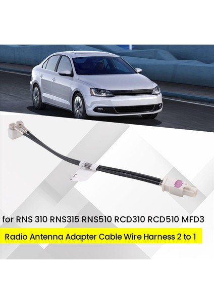 Radyo Anten Adaptörü Kablo Tel Kablo Demeti 2 Ila Rn&#39 Ler Için 1 310 RNS315 RNS510 RCD310 RCD510 Mfd3 (Yurt Dışından) modelleri