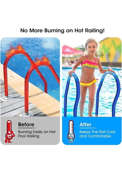 Havuz Korkuluk Kapakları Fermuar Yüzme Havuzu Küpeşte Küplük Kapakları Halk Yüzme Havuzu Için Kavrama Raylı Kayma Kapak 10FT (Yurt Dışından) indirimleri