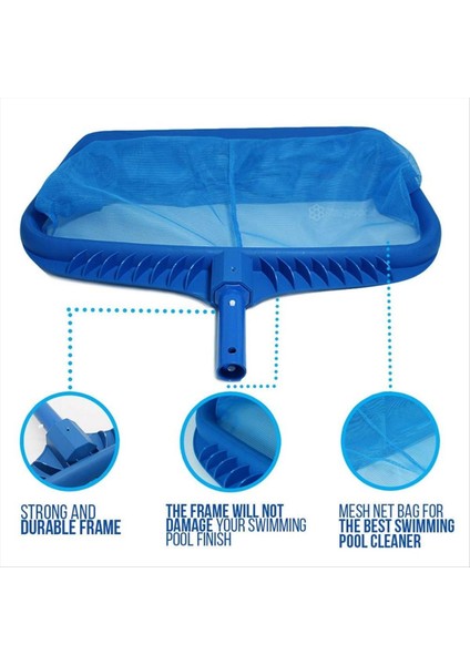 Profesyonel Yüzme Havuzu Skimmer Net Ultra N Ince Mesh ile Ağır Hizmet Havuz Yaprak Tırmağı (Yurt Dışından) fırsatları