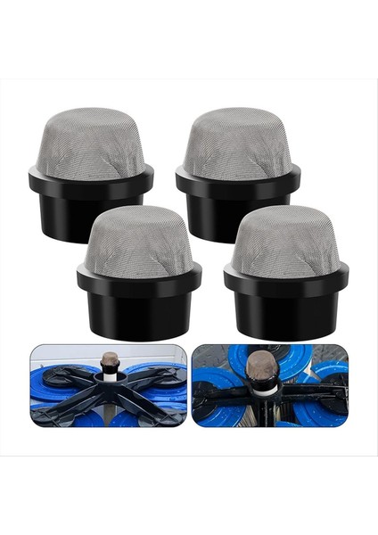 6 Pcs 190106Z Hava Bleeder Ekran Kapağı Paslanmaz Çelik Ekran Filtre Kapağı Yedek Parçalar- Hava Valfi Süzgeç Kapağı (Yurt Dışından) fiyatları