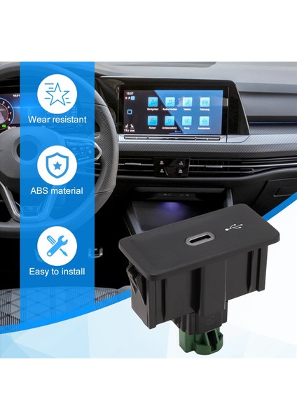 Araba USB Aux Yalnızca Mıb3 Sistem Mdı USB Amı Kurulumu Vw Golf Için Tapa Soket Kabuğu 7 5g0 035 222 F 5qd 035 726 E (Yurt Dışından) indirimleri