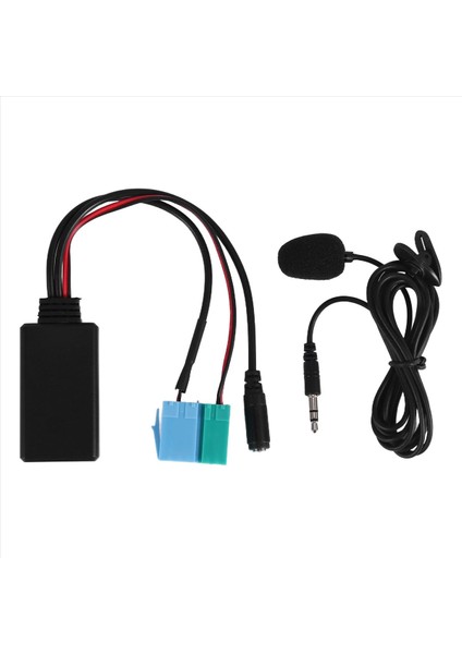 Araba Bluetooth Müzik Ses Kablosu Mikrofon Handfree Adaptörü Iso Fiat Grande Punto Alfa Romeo Için 2007&#39 Den Sonra Visteon Için (Yurt Dışından)