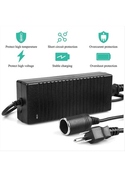 Araç Güç Adaptörü Güç Dönüştürü Ac Adaptörü Dc 110V / 220V&#39 Ye 12V 10A Güç Adaptör Dönüştürücü Us Fiş (Yurt Dışından) fırsatları