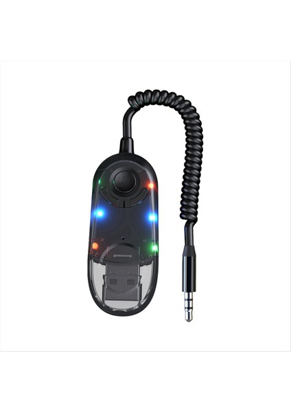 Aux Bluetooth Araba Adaptörü Dongle Kablosu Araba Hoparlörü Bluetooth Alıcı Usb&#39 Ye 3 5mm Jack Audio Music Alıcı (Yurt Dışından)