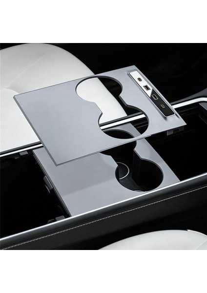 Tesla Model 3 Y 2021 2022 27W Hızlı Şarj Cihazı USB Şun Hub Akıllı Yerleştirme Istasyonu Araba Adaptörü Powered Splitter (Yurt Dışından) indirimleri