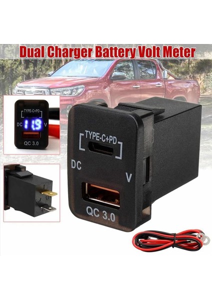 2 Adet 30X20MM Araç USB Şarj Cihazı Qc3 0 Toyota Için Pd Tip C USB Şarj Cihazı Adaptörü ile Hızlı Şarj (Yurt Dışından) modelleri