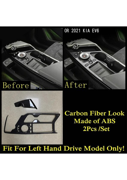 Araba Iç Merkez Konsolu Dişli Vites Değiştirme Su Kupası Tutucu Dekorasyon Kapağı Kıa Ev6 21-22 Lhd A (Yurt Dışından) fiyatları