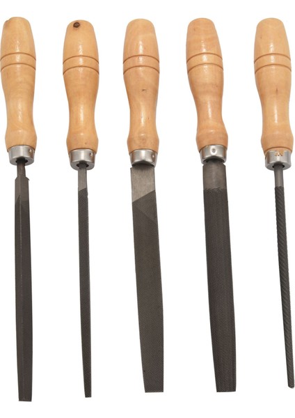 Ahşap Kulplu Yüksek Karbonlu Çelik Dosya Ahşap Metal Plastik 5 Adet (Çelik Dosya) Için Rasp Dosyası (Yurt Dışından)