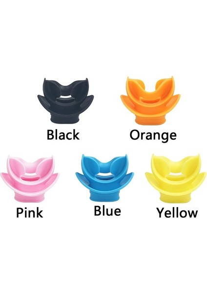 Kalıplanabilir Silikon Dalış Isırığı Ağızlık Regülatörü Tüplü Isırık Dalış Ekipmanı Su Şnorkelli Yüzme Valfi Solunum Siyah (Yurt Dışından) modelleri