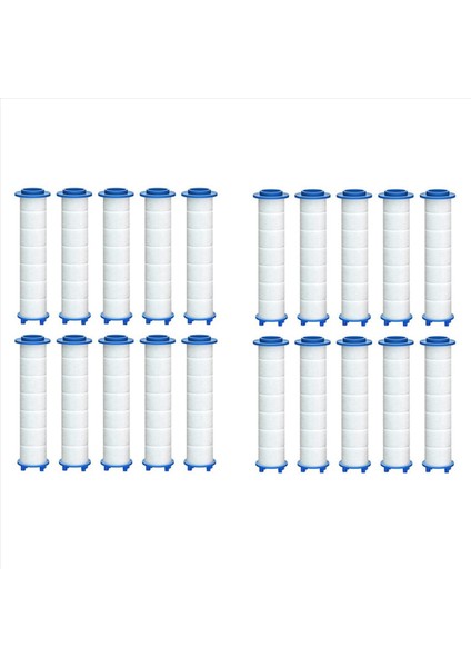 40PCS Sert Su Için Yedek Duş Filtresi - Klor ve Florürü Çıkarmak Için Çıkışlı Duş Su Filtresi (Yurt Dışından) fiyatları
