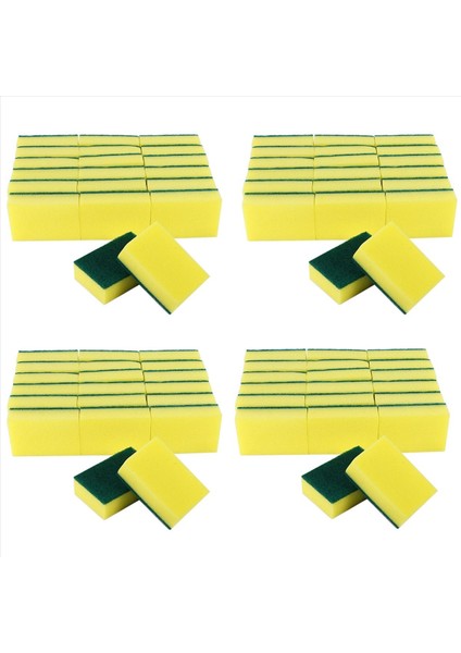Ağır Hizmet Tipi Çok Kullanımlı Temizlik Süngerleri Ovma Çiziksiz Sünger Ovma Tabağı Süngerler Mutfaklar Için Kullanılır 80 Paket (Yurt Dışından)