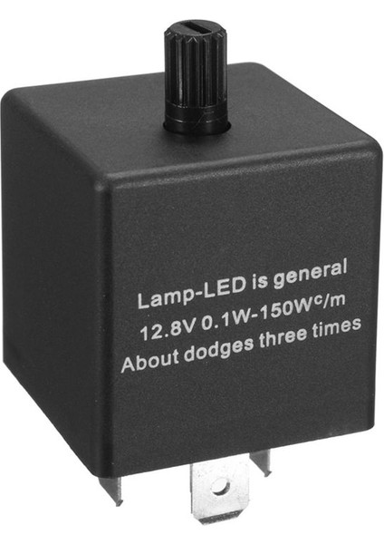 5x 12V 3 Pin LED Ayarlanabilir Araba Flaşör Flaş Rölesi Dönüş Sinyali Işığı Göstergesi (Yurt Dışından) fiyatları