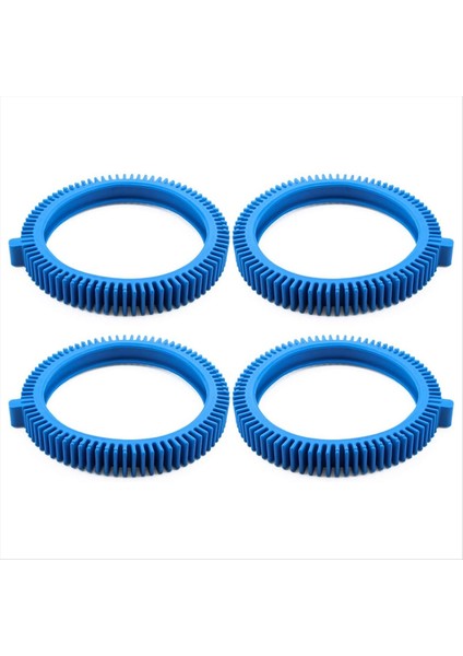 4pcs 896584000-143 Havuz Temizleyicileri Için Değiştirilmiş Mavi Ön Lastik Kiti 2x 4x Havuz Lastiği (Yurt Dışından)