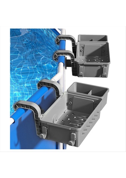 Havuz Aksesuarları Havuz Kenarındaki Depolama Sepeti Havuz Kenarındaki Kanca Depolama Sepeti Açık Sunumlar Asılı Depolama (Yurt Dışından) fırsatları