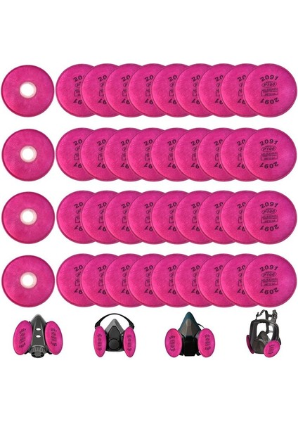 20 Paket 2091 P100 Partikül Filtresi 2091 ile Uyumlu 6000 6200 6800 7000 Ff-4&#39 Ün Yerine (Yurt Dışından) fiyatları