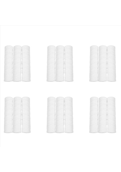 18PCS Su Arıtıcı 10 Inç Dize Yara Filtre Kartuşu 5 Mikrometre Pp Pamuk Filtresi Sedmient Filtre (Yurt Dışından)