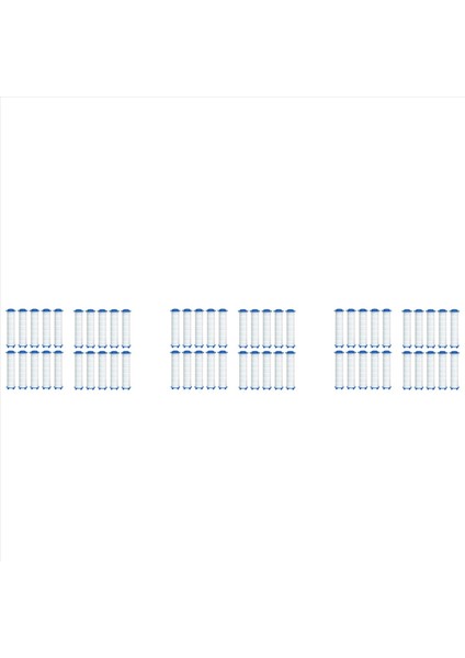 60PCS Sert Su Için Yedek Duş Filtresi - Klor ve Florürü Çıkarmak Için Çıkışlı Duş Su Filtresi (Yurt Dışından)