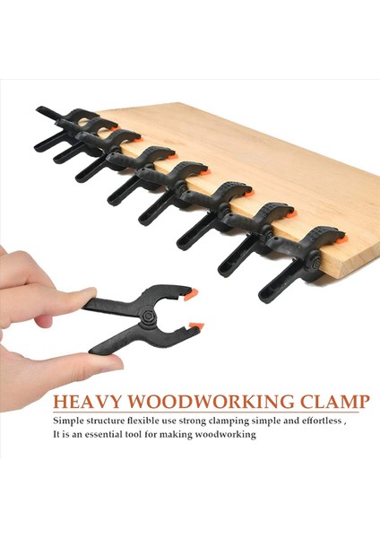 40 Adet Güçlü Tutucu Naylon Yay Kelepçeleri Klipsler Ev Geliştirme Ahşap Çalışma Fotoğraf Stüdyoları Için Izsiz Kelepçeler (Yurt Dışından) fırsatları