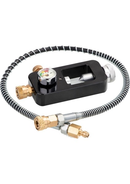 Tüp Dalış Tankları Doldurma Adaptörü Set Oksijen Silindir Adaptörü Dış Hava Dalış Aksesuarı Basınç Ölçer Hortumu (Yurt Dışından)