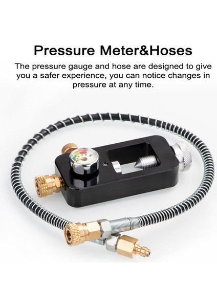 Tüp Dalış Tankları Doldurma Adaptörü Set Oksijen Silindir Adaptörü Dış Hava Dalış Aksesuarı Basınç Ölçer Hortumu (Yurt Dışından) fiyatları