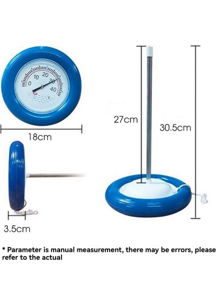 Sualtı Termometre Büyük Yüzen Plaka Su Sıcaklık Sayaç Termometresi Küvet Havuzu Havuz Sıcaklık Monitörü (Yurt Dışından) fiyatları