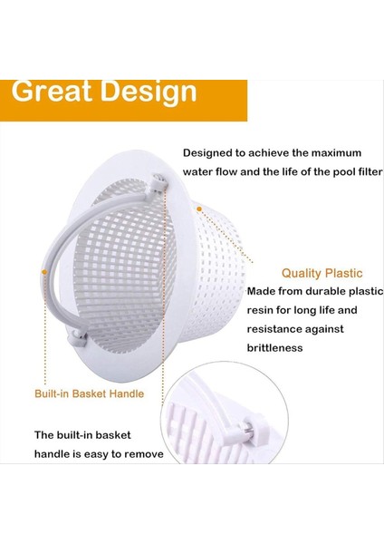 Havuz Skimmer Filtre Sepeti Temizlik Aksesuarları Duvar Tahliye Aksesuarları Tasar Filtre Sepeti (Yurt Dışından) indirimleri