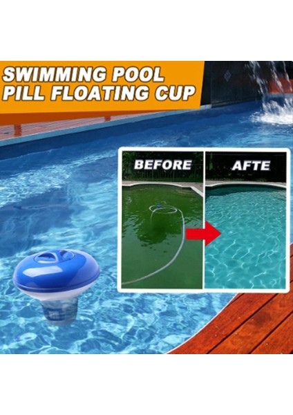 Yüzen Yüzme Havuzu Klor Tablet Otomatik Dispenser Açık Havuz Temizlik (Yurt Dışından) fırsatları