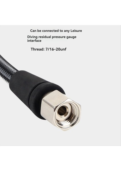 Dalış Basınç Regülatör Hortumu Profesyonel Dokuma Esnek Güvenli Tüplü Dalış Basınçlı Hortum 65CM (Yurt Dışından) fiyatları