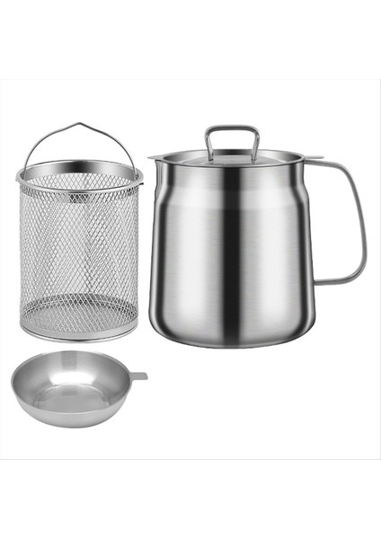 1 5l 304 Paslanmaz Çelik Çok Yönlü Yağ Filtre Tankı Paslanmaz Çelik Yağ Filtre Potu Çok Fonksiyonlu Yağ Filtre Tankı (Yurt Dışından)