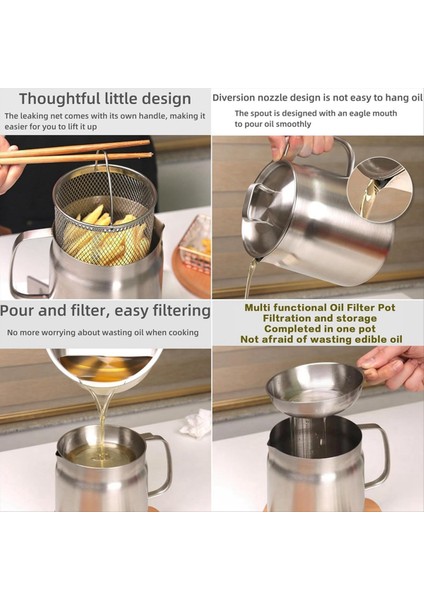 1 5l 304 Paslanmaz Çelik Çok Yönlü Yağ Filtre Tankı Paslanmaz Çelik Yağ Filtre Potu Çok Fonksiyonlu Yağ Filtre Tankı (Yurt Dışından) fırsatları