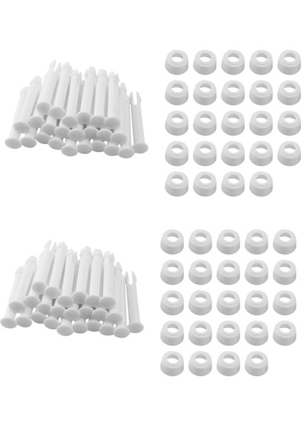 48PCS Abs Havuz Pimleri 6cm/2 36 Inç Kapak Seti Intex Yüzme Havuzu Değiştirme Parçaları 28270-28273 (Yurt Dışından)