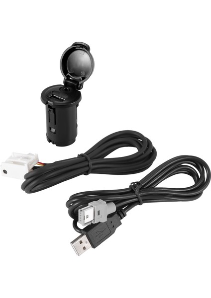 Peugeot 206 207 307 308 407 408 508 607 Için Araba Stereo Erkek USB Aux Kablo Seti Citroen C3 C4 C5 C6 Için RD43 RD45 Için (Yurt Dışından) fiyatları