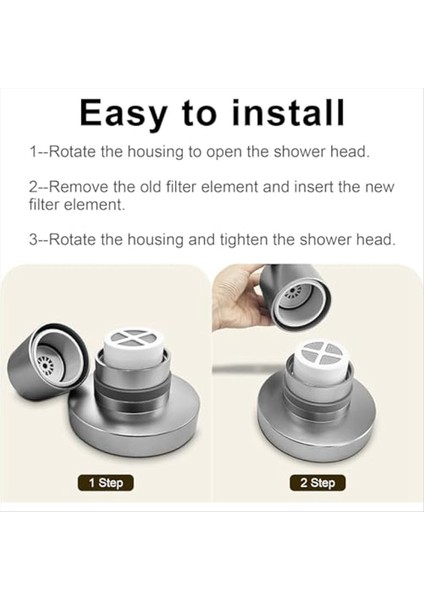 3 Paket Duş Başlığı Filtresi Yedek Kartuş Jolie Duş Başlığı Filtresi ile Uyumlu (Yurt Dışından) modelleri