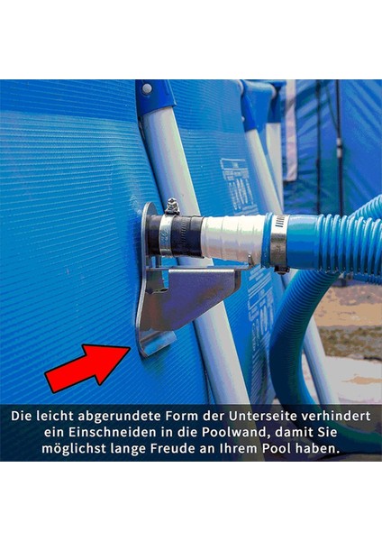 Yüzme Havuzu Boru Tutucuları Su Boru Desteği Yüzme Havuzu Hortum Destek Braketleri Boruları Önleyen 1 Pcs (Yurt Dışından) fiyatları